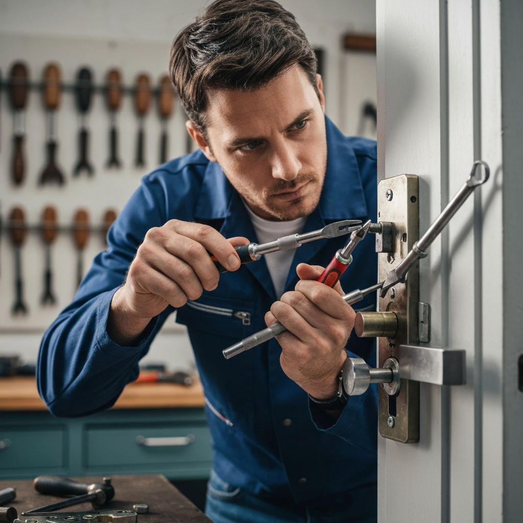 Замок заедает при закрывании